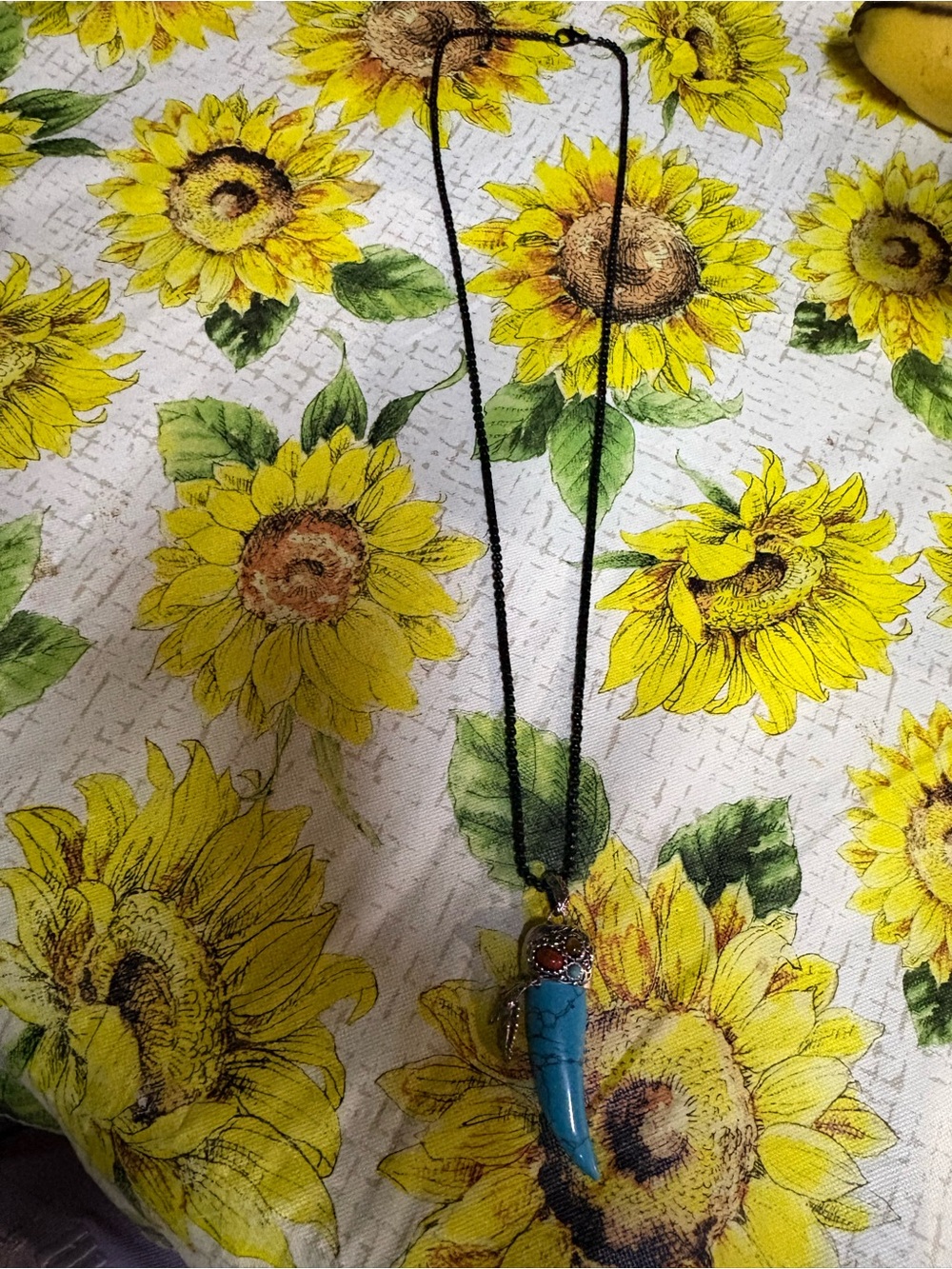 Turquoise pendant necklace